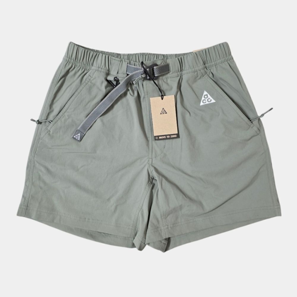 Nike ACG Hiking 6" Shorts Loose Fit Dark Stucco Grey LE FN2430-053 Men's Small S